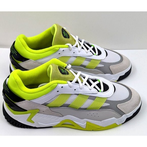 Adidas Originals Niteball II White Solar Yellow GX0774 Low MEN\'S Size 11.5 main image 12